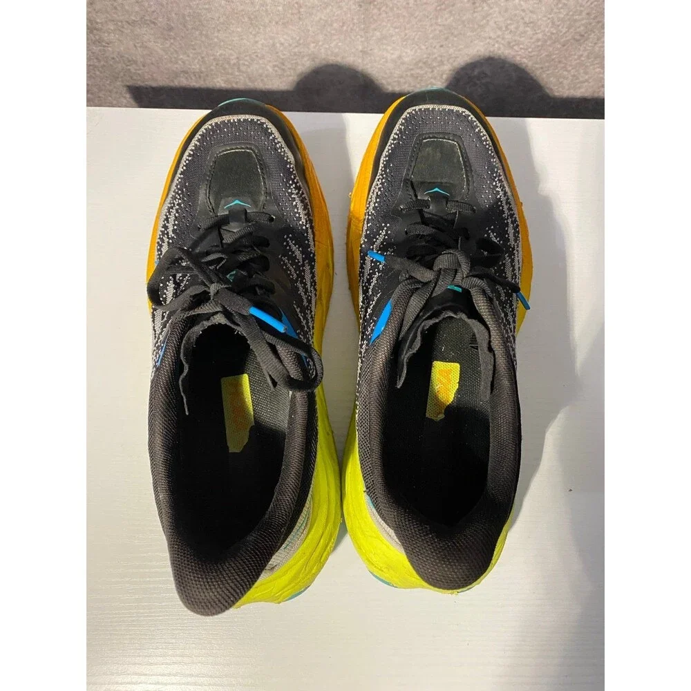 HOKA Speedgoat 5 Women's Trail Running Shoes Size 9B Vibram Megagrip Black